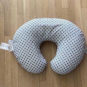 Gray Patterned Boppy Nursing Pillow